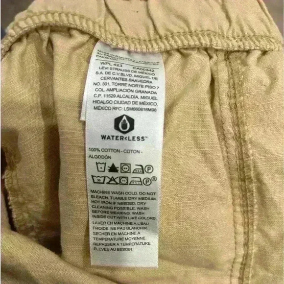 Signature by Levi Strauss Women’s pull on casual elastic waist tan shorts XXL - Picture 3 of 7